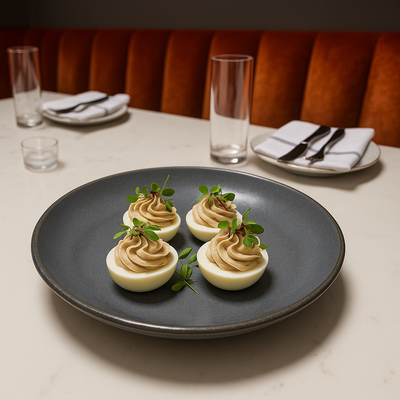 Truffle Deviled Eggs